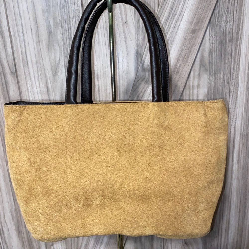 Suede mini bag